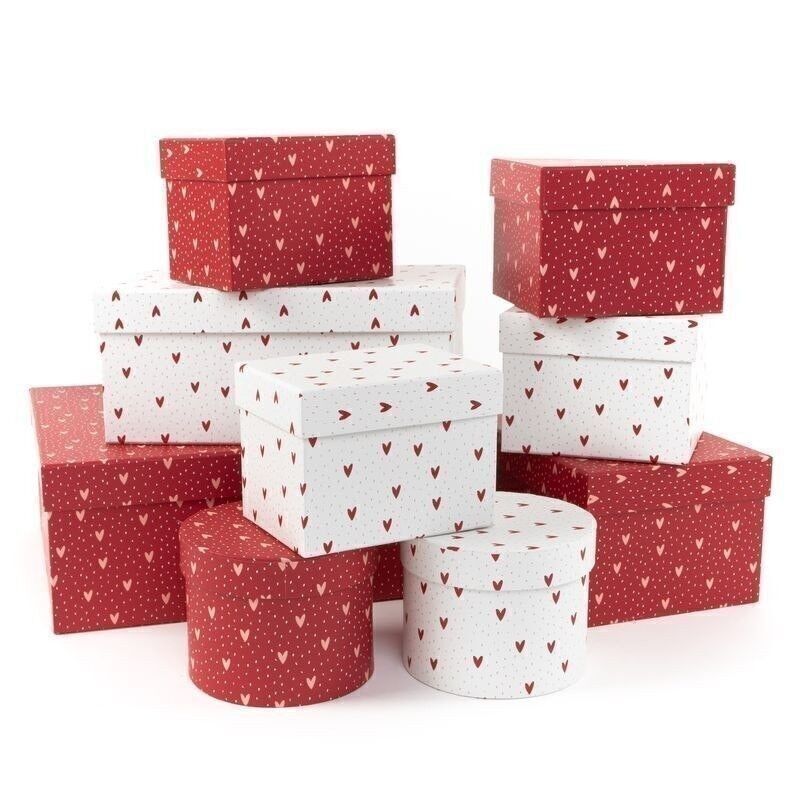 SAN VALENTÍN JUEGO DE 9 CAJAS AMOR HH2847465