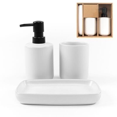 JUEGO DE BAÑO 3 PIEZAS BLANCO HH257474
