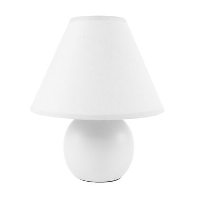 LAMPE BASE CERAMIQUE BLANCA E14 HH291931