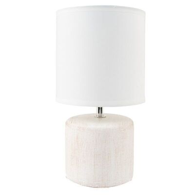 LAMPARA BASE CERAMICA BLANCA E14 HH291934