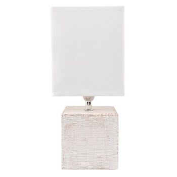 LAMPE BASE CERAMIQUE BLANCA E14 HH291935