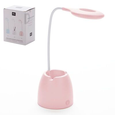 LAMPARA CON PORTALAPICES ROSA HH2714198