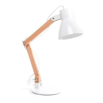 LAMPE SOBREMESA FLEXO BLANC E27 HH287031