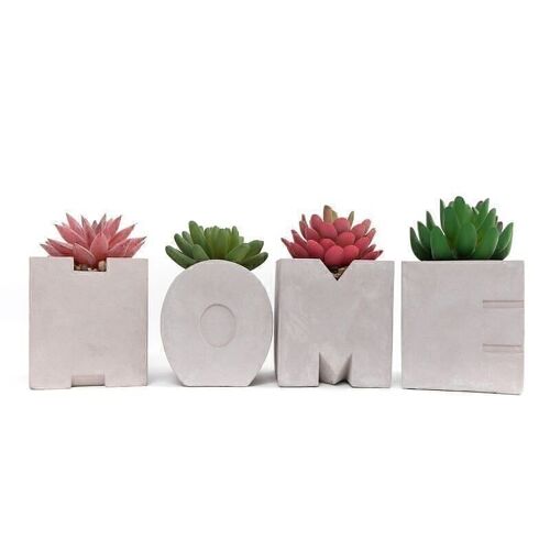 LETRAS HOME CON PLANTA ARTIFICIAL HH3051338