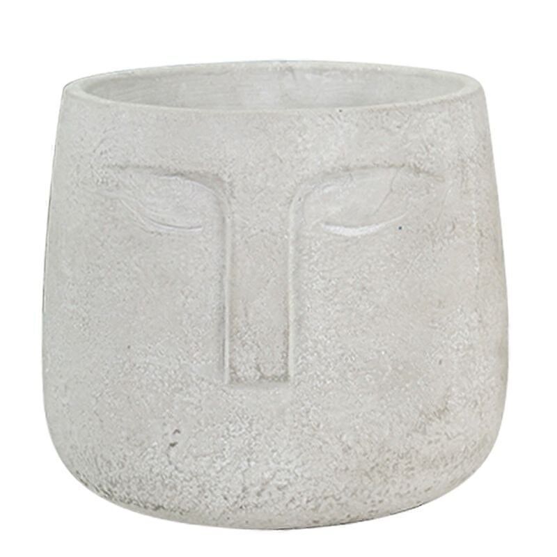 MACETERO CEMENTO CARA XL GRIS HH3051105