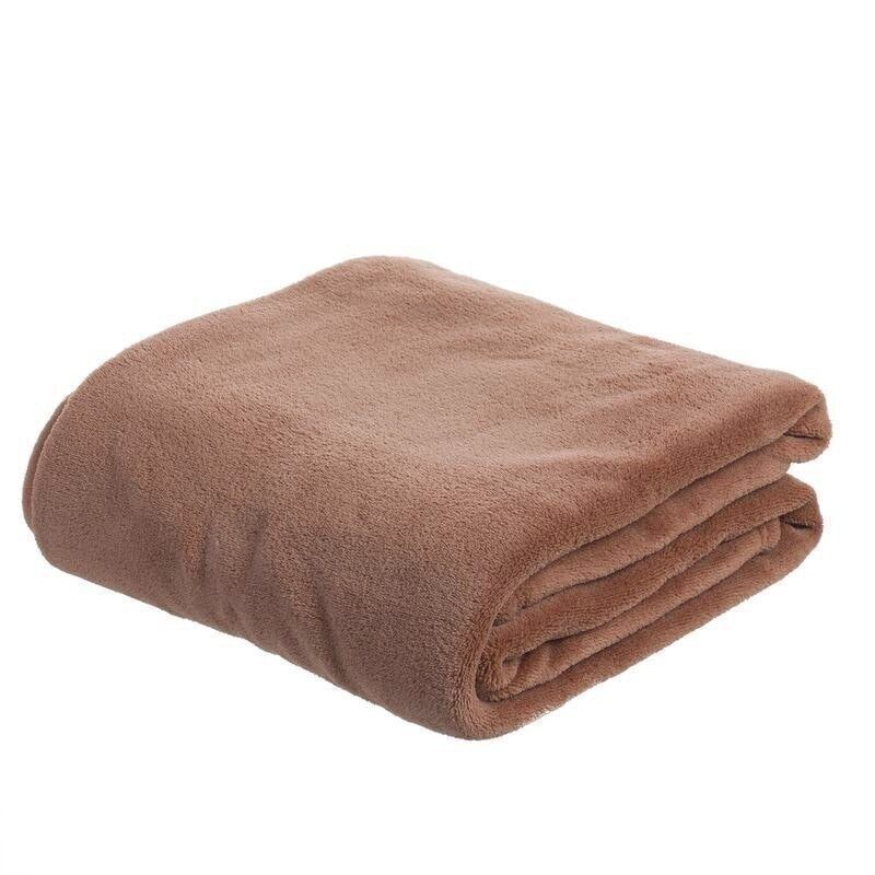 MANTA MICROFIBRA 125X150 TEJA HH305020