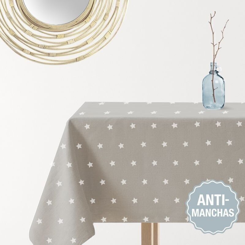 MANTEL ANTIMANCHAS 145X145CM ESTRELLAS HH23481406