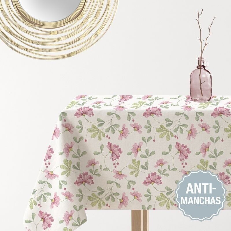 MANTEL ANTIMANCHAS 145X145CM FLORAL MERCADO HH303101