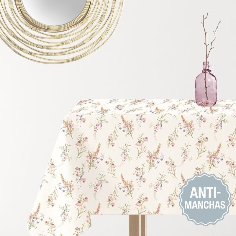 MANTEL ANTIMANCHAS 145X250 FLORES HH303117