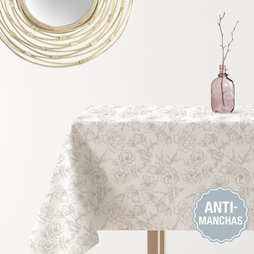 MANTEL ANTIMANCHAS 145X250CM FLORAL HH23481391