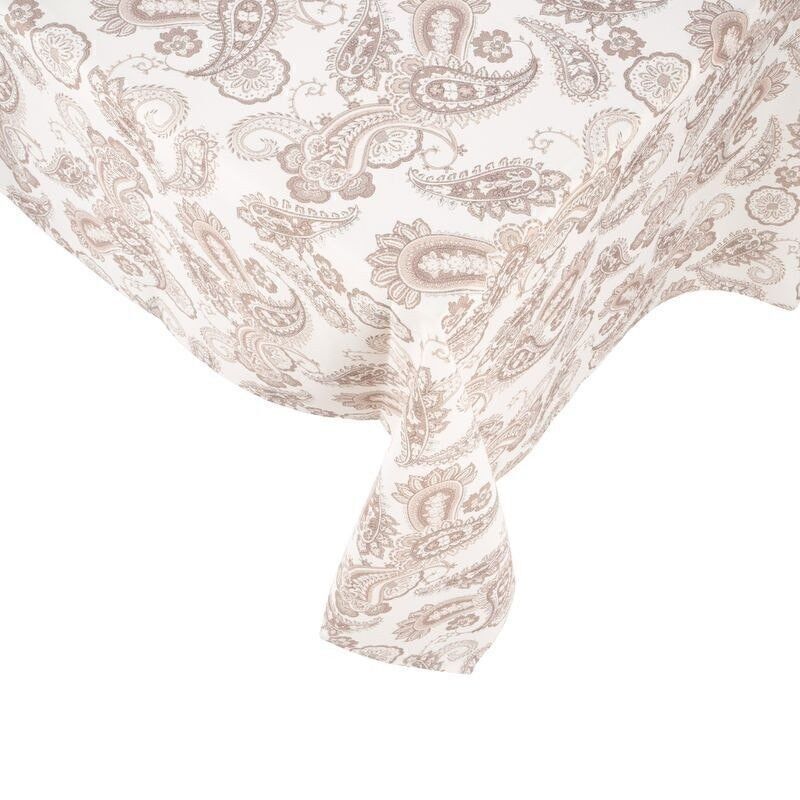 MANTEL ANTIMANCHAS 150X150CM PAISELY NATURAL HH30511757