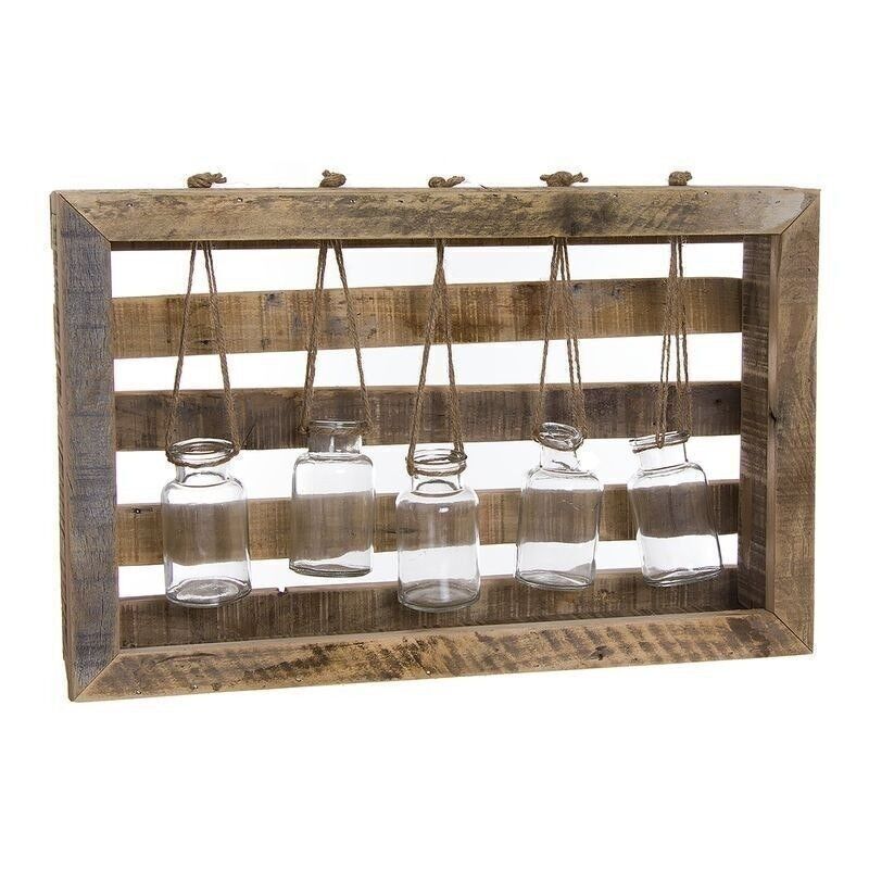 MARCO MADERA 5 PORTAVELAS HH289902