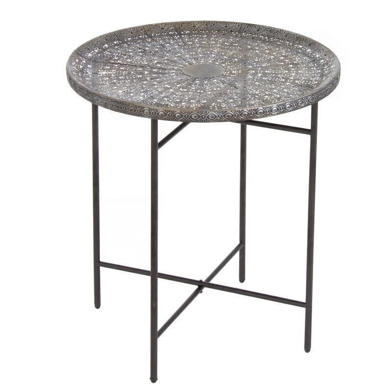 MESA AUXILIAR METAL ARABESCA MED. HH2540202