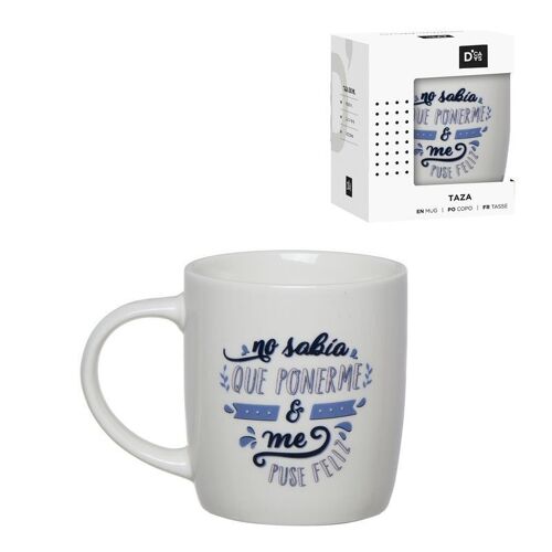 MUG 350ML ME PUSE FELIZ HH2776678