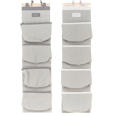 ORGANIZADOR DE PARED 4 BOLS. GRIS 2C HH2786194