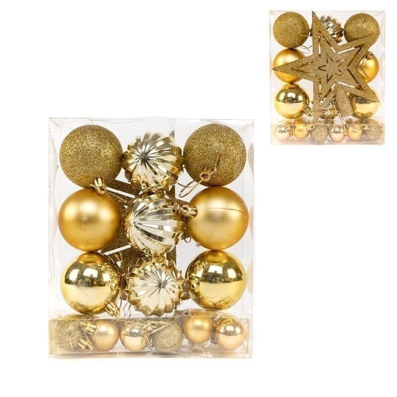 PACK 22 BOLAS NAVIDAD ORO HH30512256