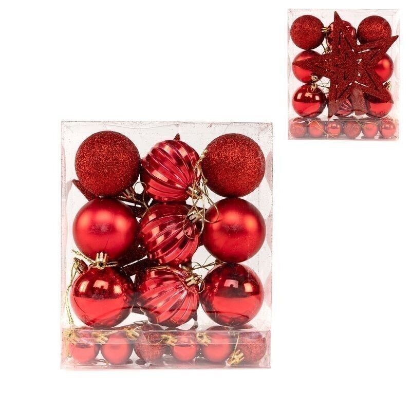 PACK 22 BOLAS NAVIDAD ROJO HH30512254