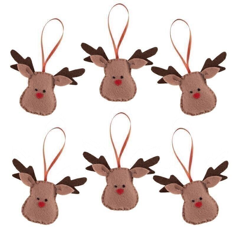 PACK 6 COLGANTES FIELTRO RENO HH30512540