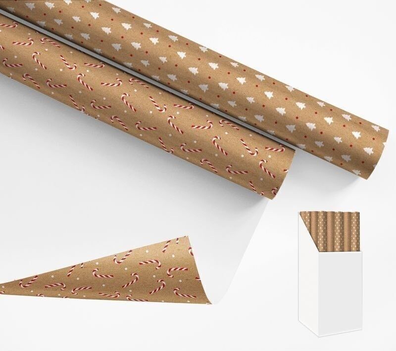 Geschenkpapier, 200 x 70 cm, Craft Christmas, 2 m, HH304116
