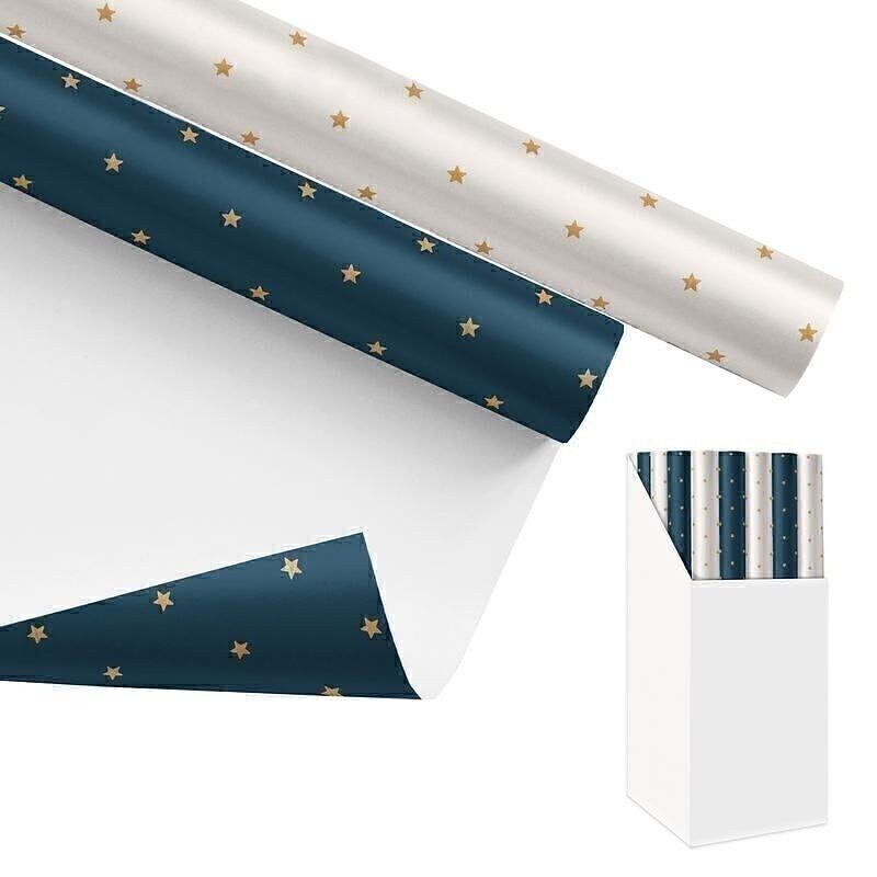 Geschenkpapier, 200 x 70 cm, Sterne, 2 m, HH304111