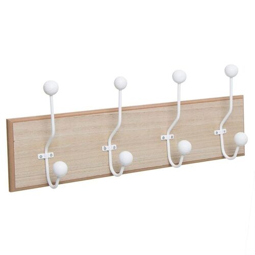 PERCHERO DE PARED 4 COLGADORES NATURAL HH2759283