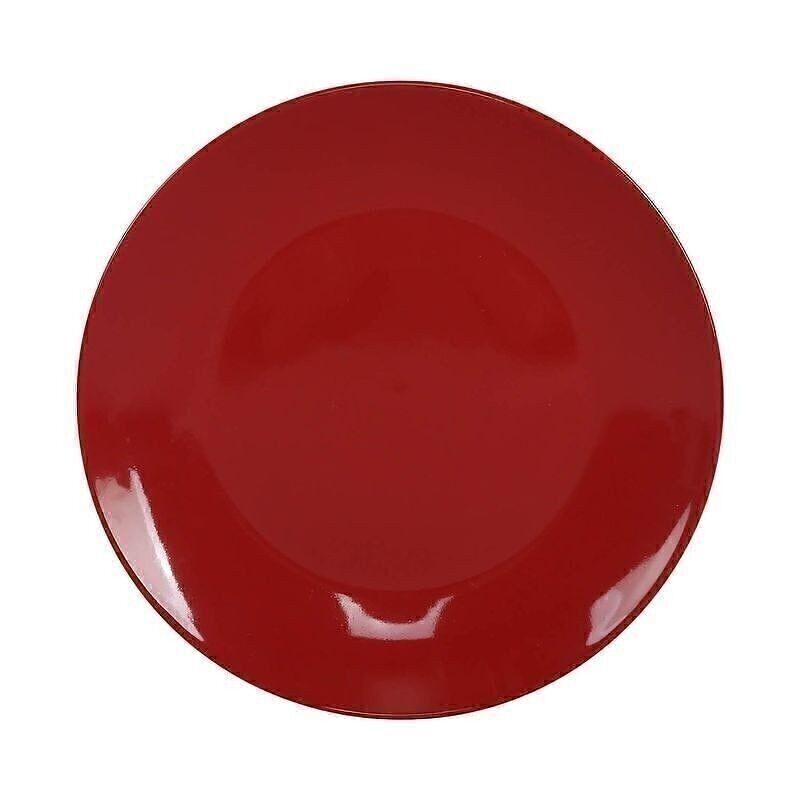 PLATON DE POSTRE PORCELANA ROJO HH30512362