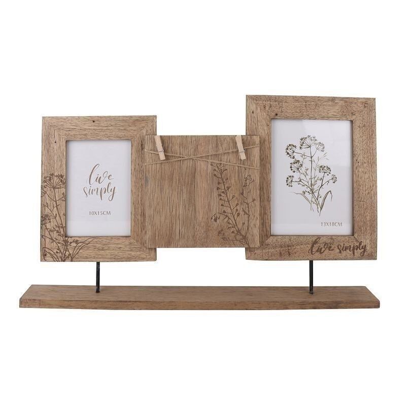 PORTAFOTOS TRIPLE EN PEANA ROSMARIN HH2915187