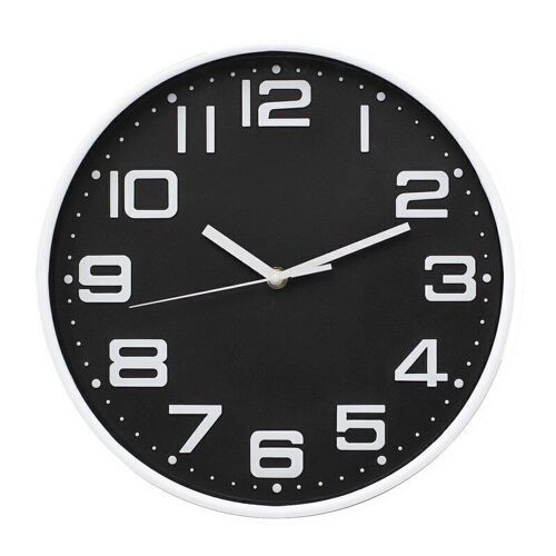 RELOJ 30CM NEGRO HH291091