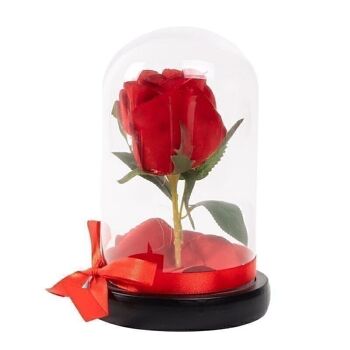 ROSA EN CAMPANA CRISTAL HH305496