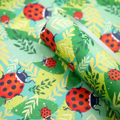 Ladybird Recycled Gift Wrap