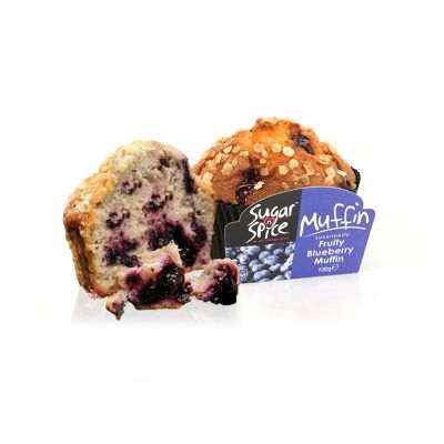 Box of 12 Fruity Blueberry Muffin