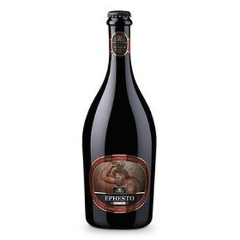 Bière artisanale - EPHESTO - BELGIAN DUBBEL aux noisettes de l'Etna - 75 cl 1