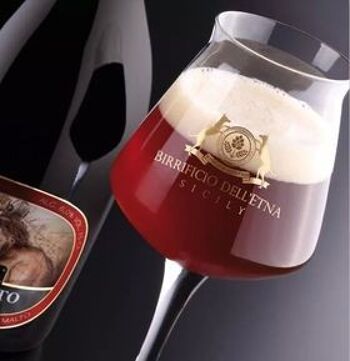 Bière artisanale - EPHESTO - BELGIAN DUBBEL aux noisettes de l'Etna - 75 cl 2