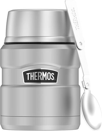 Thermos 470 ml Récipient isotherme en acier inoxydable Stainless King 1