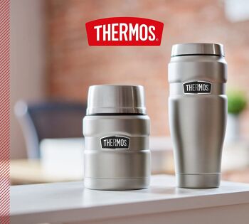 Thermos 470 ml Récipient isotherme en acier inoxydable Stainless King 6