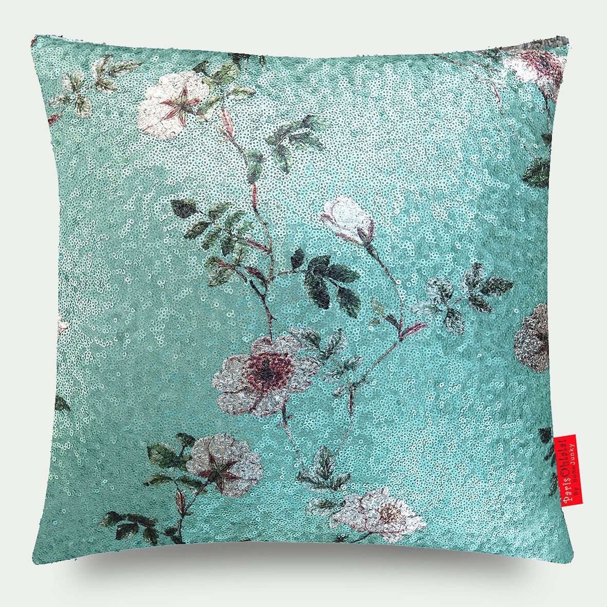 Decorativi Kissen Sequenz Blumen 415 40x40 cm