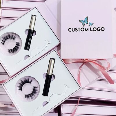 Premium Pink Magnetic Lashes Set