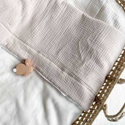 Winter baby comforter blanket - Latte
