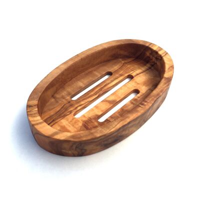 Soap dish oval soap dish handmade olive wood