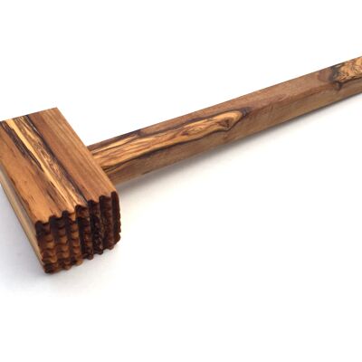 Meat mallet square Meat mallet made of olive wood