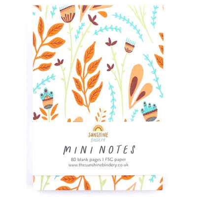Bloc de notas Folk Florals Mini Notes A7