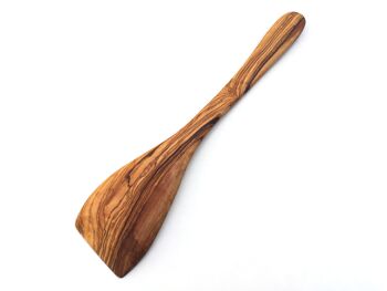 Spatule oblique faite main en bois d'olivier 3