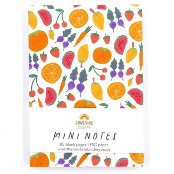 Bloc-notes A7 Mini Notes Fruitées