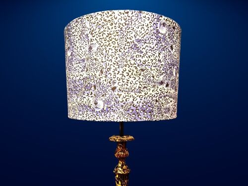 Handmade Liberty Fabric Lampshades 'Leopard Camo'