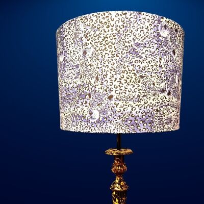 Handgefertigte Lampenschirme aus Liberty-Stoff 'Leopard Camo'