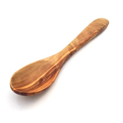 Cuillère à soupe 20 cm faite à la main en bois d'olivier