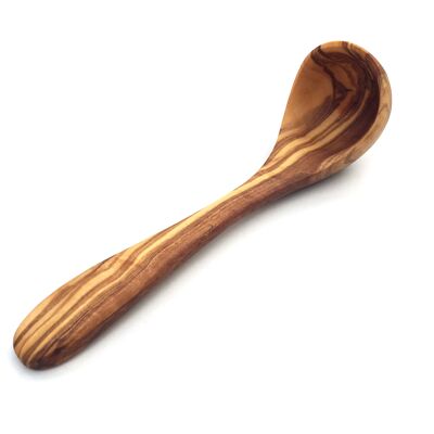 Mini cazzuola lunghezza 17 cm in legno d'ulivo