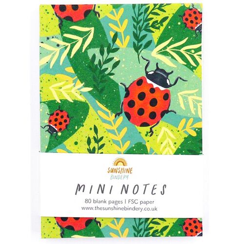 Ladybird Mini Notes A7 Notepad