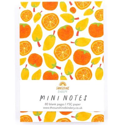 Oranges & Lemons Mini Notes A7 Notepad