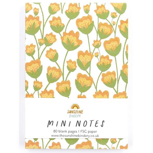 Spring Florals Mini Notes A7 Notepad